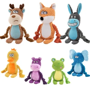 Squeaky Plush Dog Chew Toy
