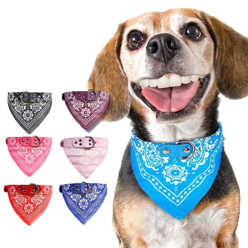 Printed Dog Bandana Collar